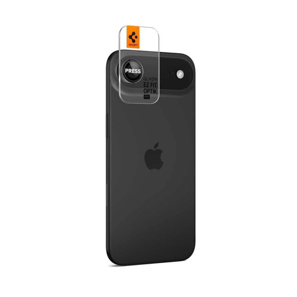 Kitos prekės Spigen Spigen Optik Pro Glas.tR ”EZ FIT” Camera Cover 2-pack for iPhone Air - Black