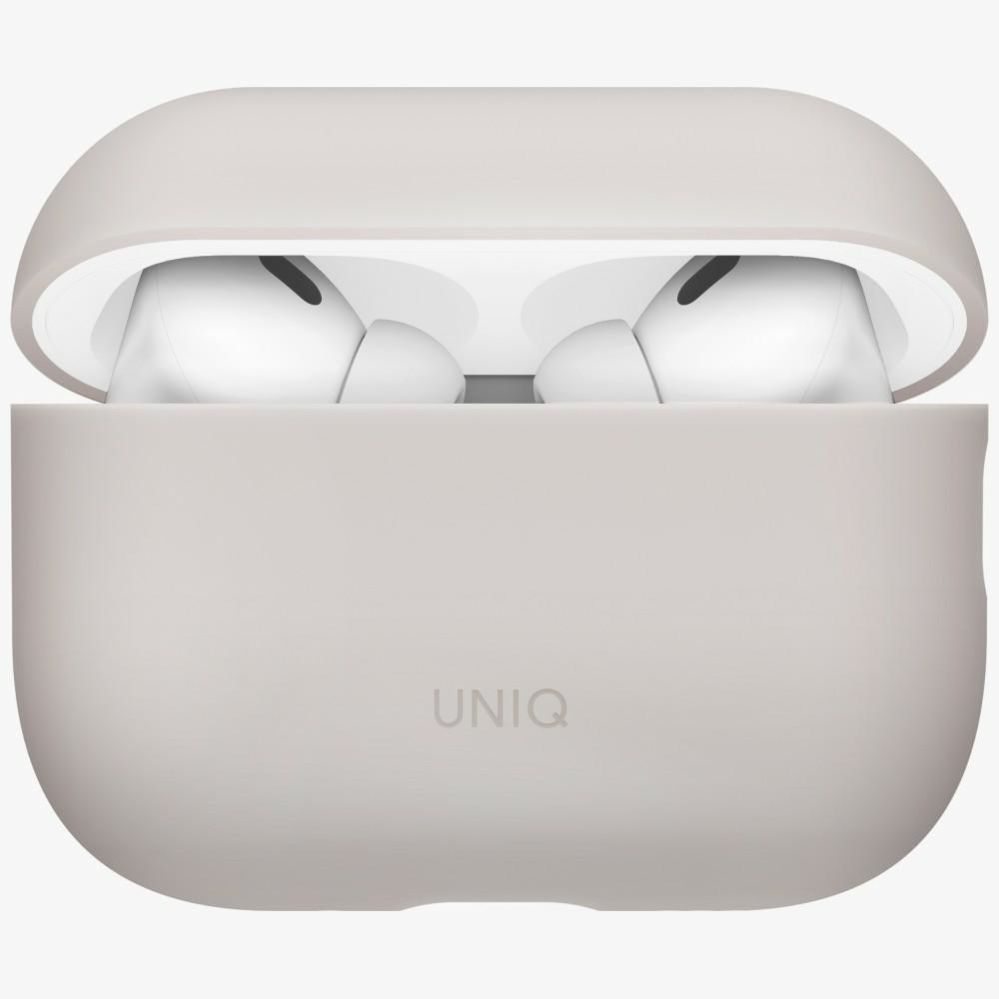Muud kaubad UNIQ Uniq Lino Silicone Case for AirPods Pro - Beige