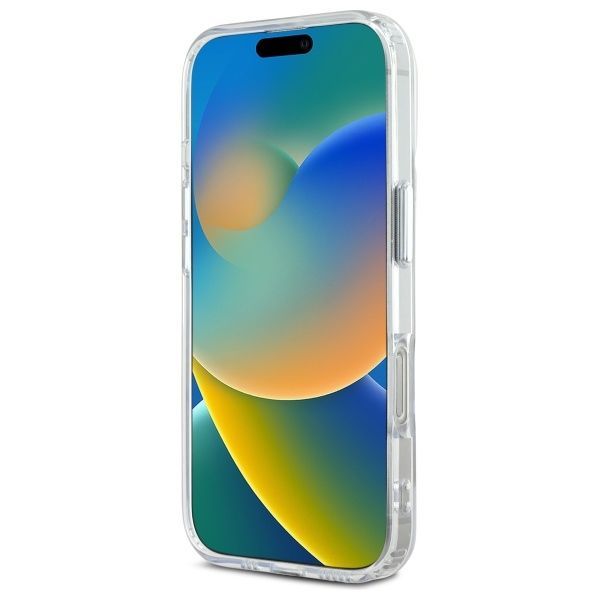 Kitos prekės Karl Lagerfeld Karl Lagerfeld IML Metal Karl&Choupette Head MagSafe Case for iPhone 16 Pro - White