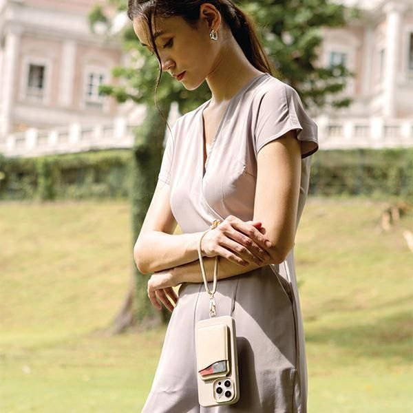 Citas preces UNIQ Uniq Coehl Laurel Handstrap Phone Lanyard - Cream