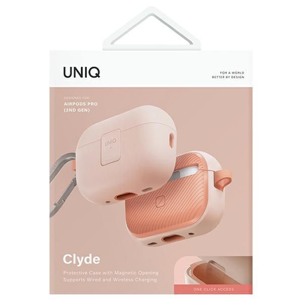 Citas preces UNIQ Uniq Clyde Lock Case AirPods Pro 2 - Pink