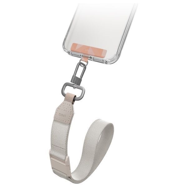 Citas preces UNIQ Uniq Vista 2-in-1 phone lanyard - orange and beige