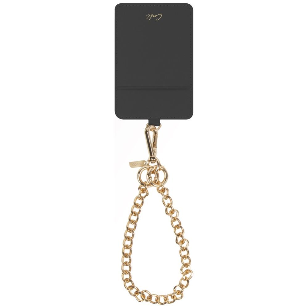 Citas preces UNIQ Uniq Coehl Caryne 3-in-1 Phone Lanyard with Card Wallet - Black