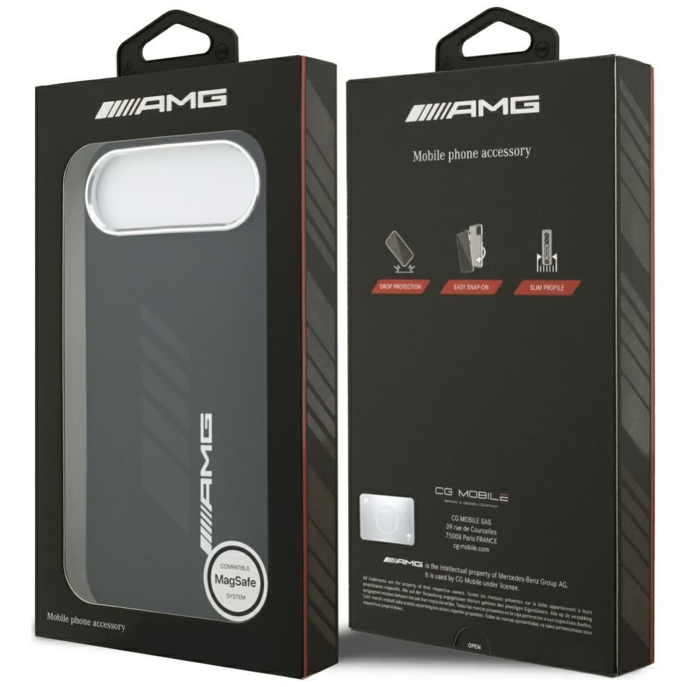 Citas preces Mercedes-Benz AMG Silicone Oversize Rhombs MagSafe Case for iPhone Air - Black