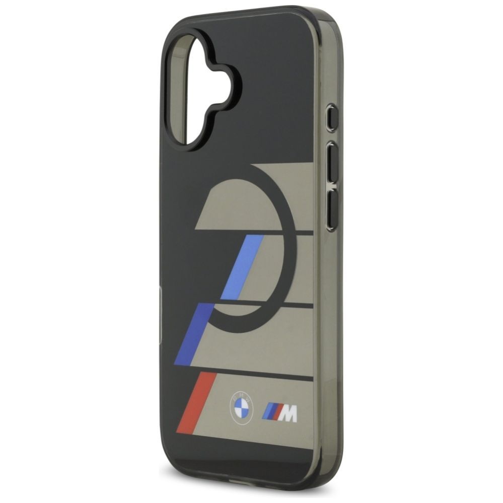 Muud kaubad BMW BMW M IML Metal Buttons Tricolor Lines MagSafe Case for iPhone 17 - Black