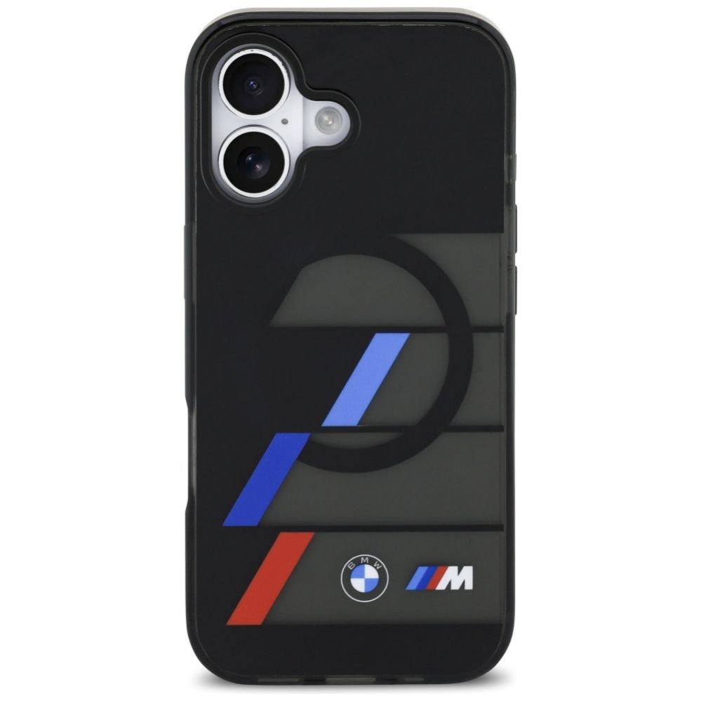 Muud kaubad BMW BMW M IML Metal Buttons Tricolor Lines MagSafe Case for iPhone 17 - Black