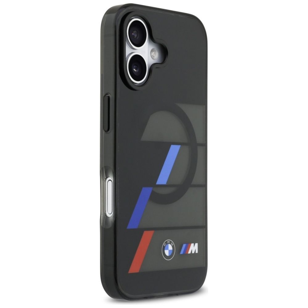 Muud kaubad BMW BMW M IML Metal Buttons Tricolor Lines MagSafe Case for iPhone 17 - Black