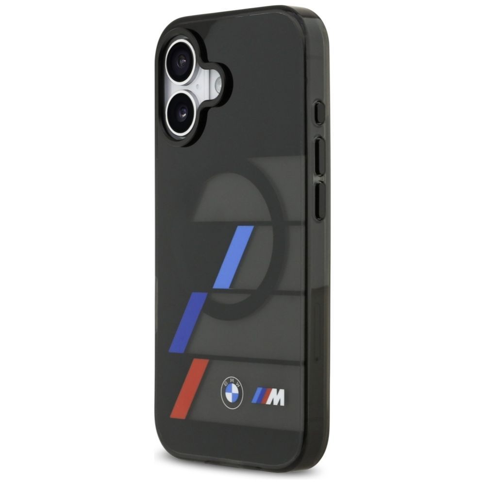 Muud kaubad BMW BMW M IML Metal Buttons Tricolor Lines MagSafe Case for iPhone 17 - Black