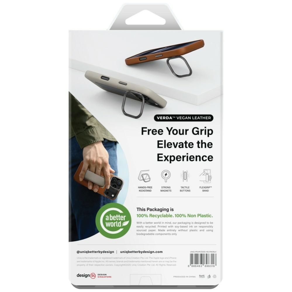 Citas preces UNIQ Uniq Heldro Pro Magclick Charging Case for iPhone 17 Pro Max - Black