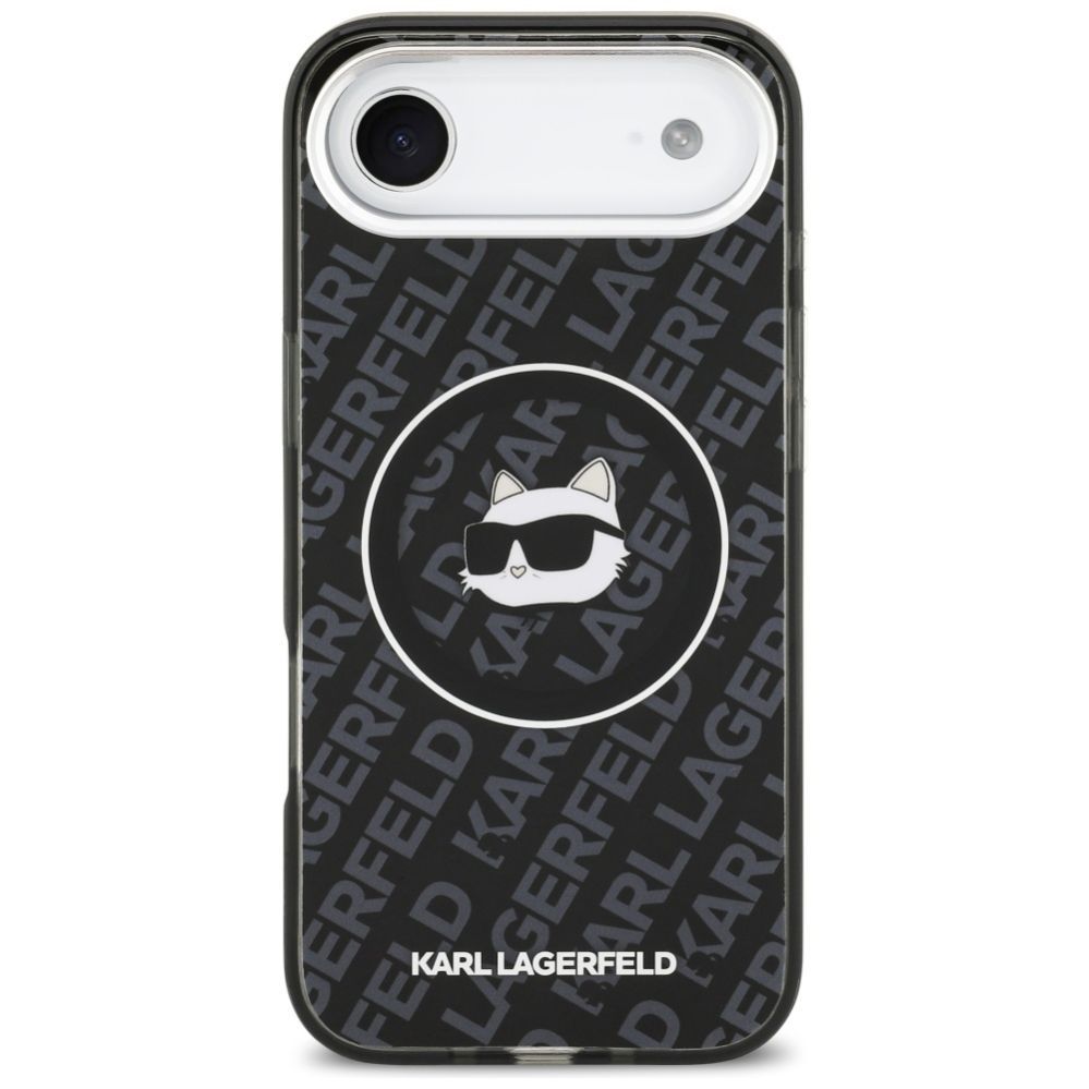 Kitos prekės Karl Lagerfeld Karl Lagerfeld IML Choupette Head Logo MagSafe iPhone Air Case - Black