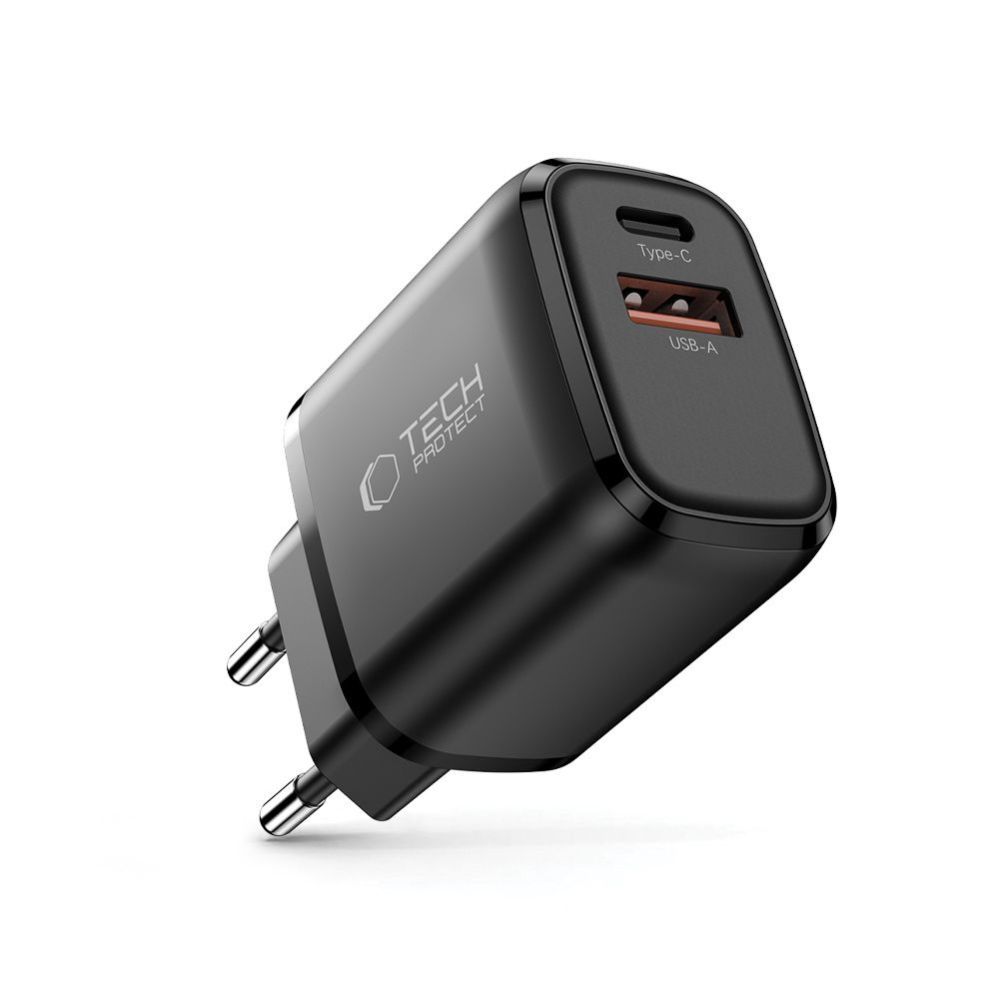 Other goods Tech-Protect Tech-Protect NCA30 PD 30W / QC3.0 USB-A / USB-C wall charger - black