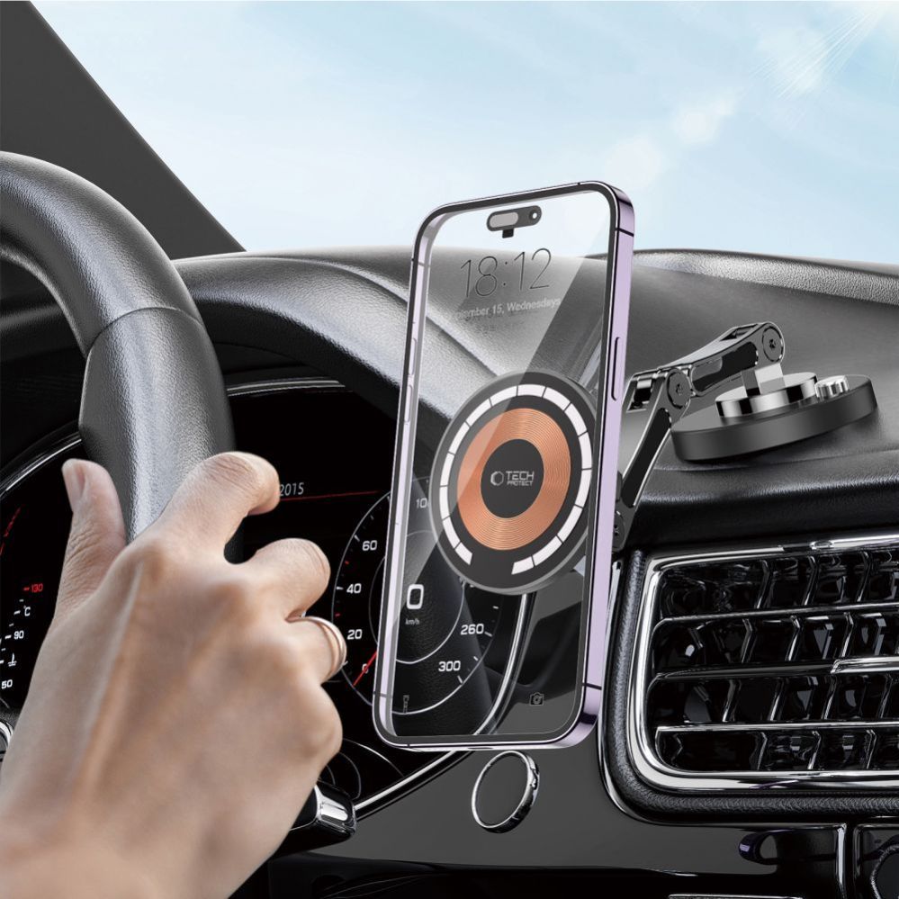 Other goods Tech-Protect Tech-Protect MM15W-V8 Magnetic Car Holder for Dashboard with MagSafe 15W - Black