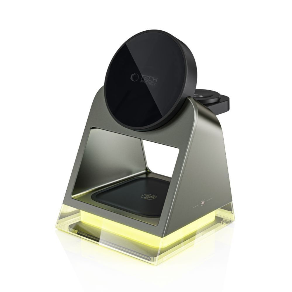 Other goods Tech-Protect Tech-Protect QI15W-A43 3in1 Wireless Charger with MagSafe for Apple Devices - Black