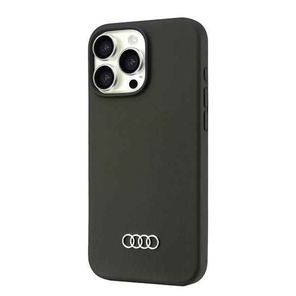 Citas preces Audi Audi Silicone Case iPhone 16 Pro Max 6.9" black/black hardcase AU-LSRIP16PM-Q3/D1-BK