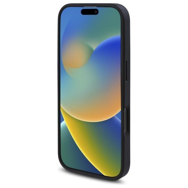 Citas preces Guess Guess GUHMP16LP4ROPEMCK iPhone 16 Pro 6.3" black/black hardcase 4G Flowers Print MagSafe