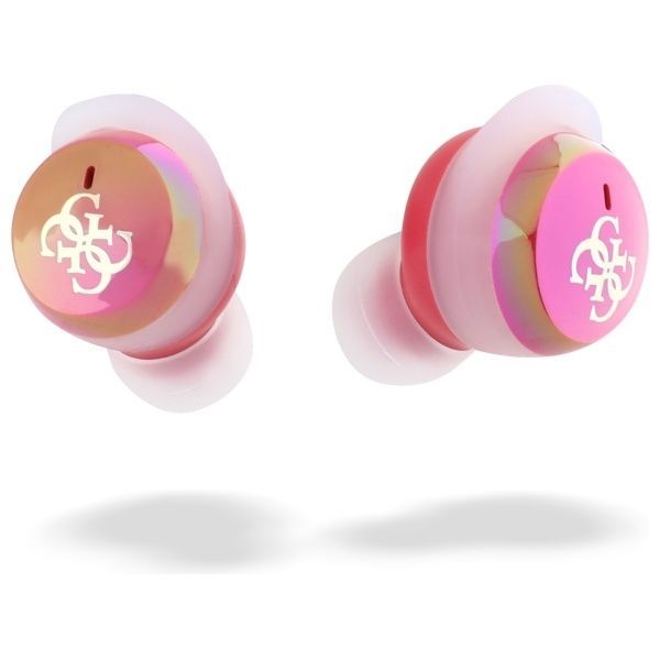 Muud kaubad Guess Guess Bluetooth headphones GUTWSJ144ESF TWS + docking station fuchsia/fuschia Iridescent 4G Printed Logo