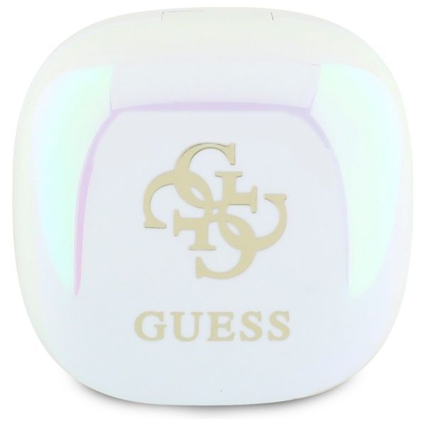 Muud kaubad Guess Guess Bluetooth headphones GUTWSJ144ESH TWS + docking station white/white Iridescent 4G Printed Logo