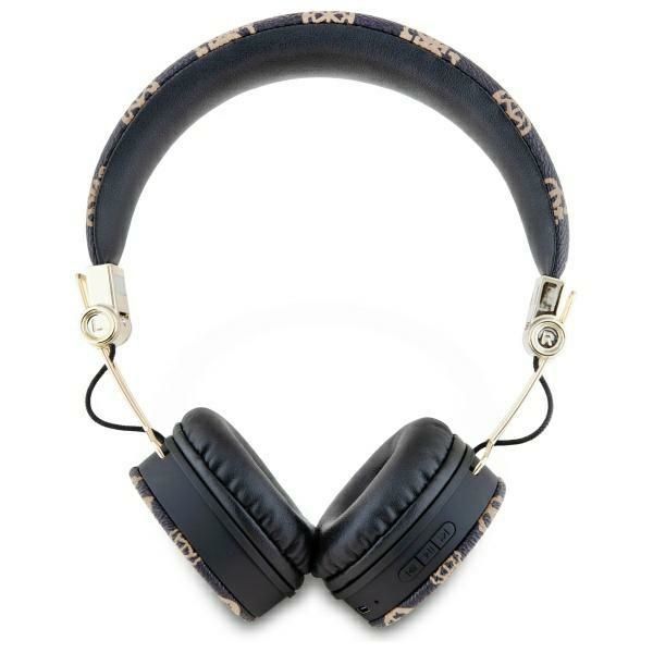 Citas preces Guess Guess Bluetooth ENC GUBH70EPOSMK on-ear headphones black/black Peony Script Round Shape