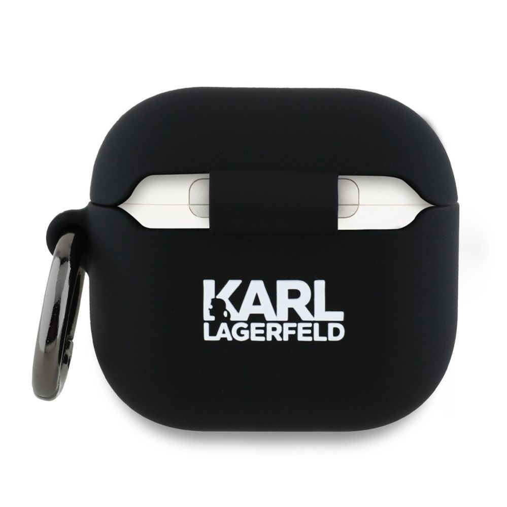 Citas preces Karl Lagerfeld Karl Lagerfeld Silicone Choupette Head 3D Case for AirPods 4 - Black