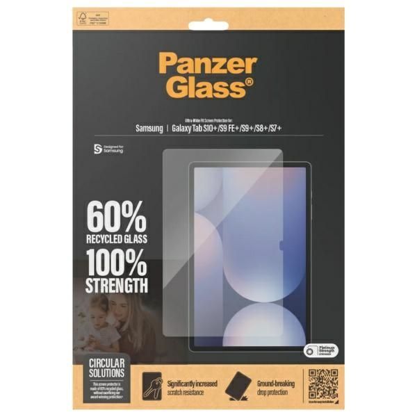 Citas preces Panzer Glass PanzerGlass Ultra-Wide Fit Tempered Glass for Samsung Galaxy Tab S7+ / S8+ / S9+ / S9 FE+ / S10+