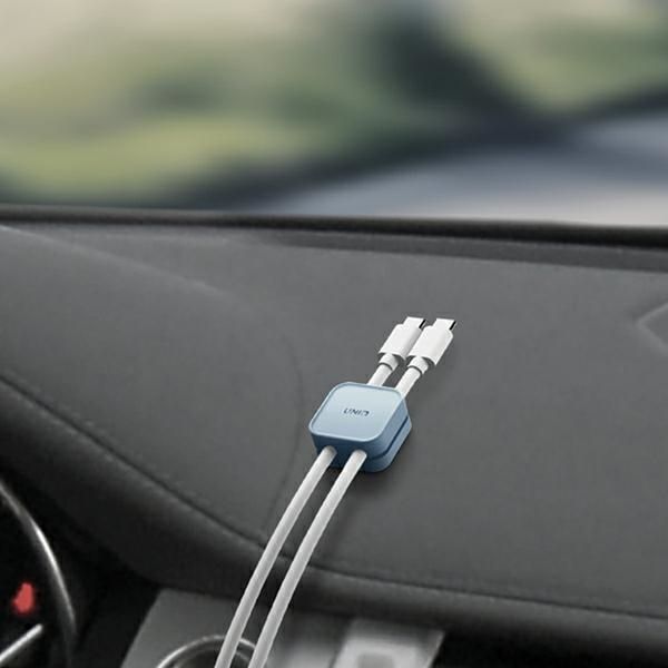 Muud kaubad UNIQ Uniq Pod Self-adhesive Cable Organizer Set of 8 Green/Mist Green