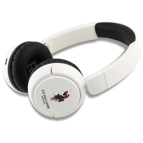 Citas preces U.S. Polo PU US Polo Bluetooth Headphones USHPV6PUNH White DH Color Logo
