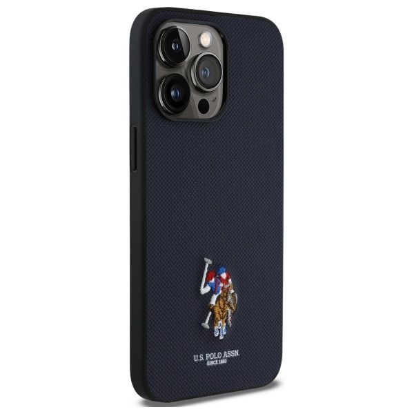 Citas preces U.S. Polo PU US Polo USHCP15XPEMV iPhone 15 Pro Max 6.7" Navy Embroidered DH Color