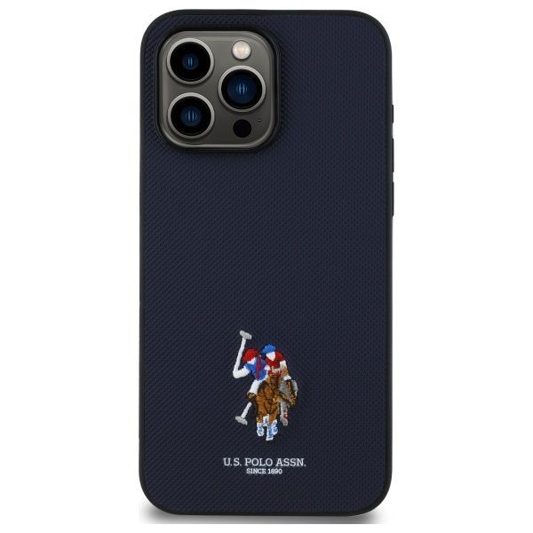 Citas preces U.S. Polo PU US Polo USHCP15XPEMV iPhone 15 Pro Max 6.7" Navy Embroidered DH Color