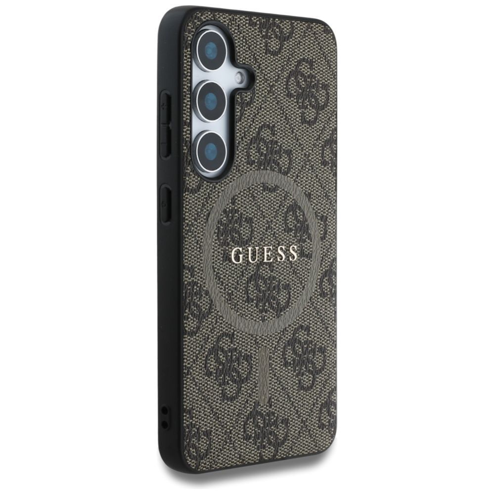 Other goods Guess Guess Leather 4G Colored Ring Classic Logo MagSafe Samsung Galaxy S25 Plus case brown