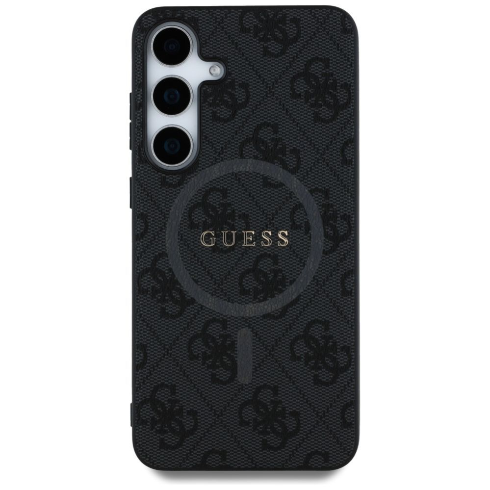 Muud kaubad Guess Guess Leather 4G Colored Ring Classic Logo MagSafe Case Samsung Galaxy S25 Plus black