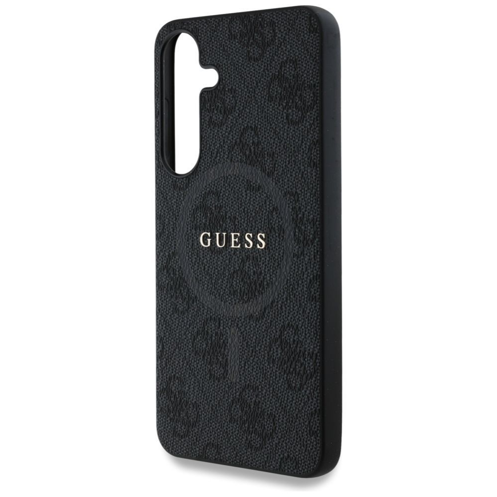 Muud kaubad Guess Guess Leather 4G Colored Ring Classic Logo MagSafe Case Samsung Galaxy S25 Plus black