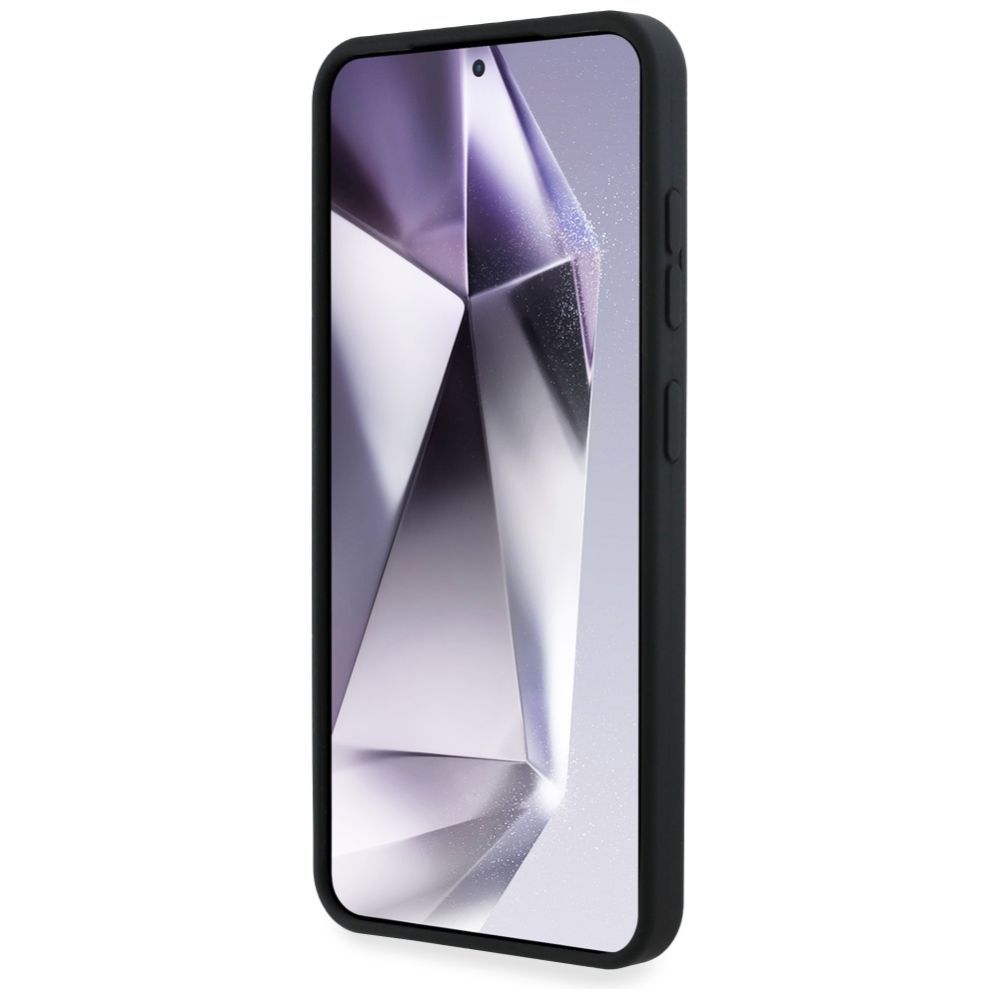 Kitos prekės Karl Lagerfeld Case Karl Lagerfeld Silicone Metal Signature Logo Samsung Galaxy S25 black