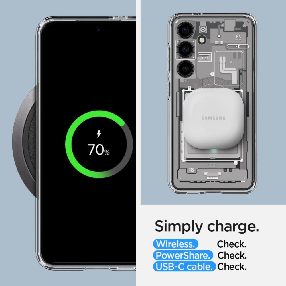 Citas preces Spigen Spigen Ultra Hybrid Case for Samsung Galaxy S24 Zero One - White