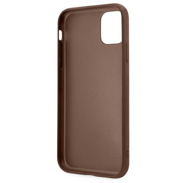 Muud kaubad Guess Guess 4G Metal Gold Logo Case for iPhone 11 / Xr 6.1" - Brown