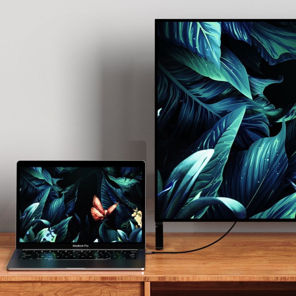 Kitos prekės Tech-Protect Tech-Protect UltraBoost DisplayPort to DisplayPort 1.4 4K 60Hz Cable 2m - Black