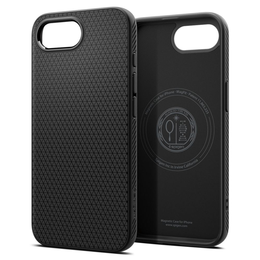 Citas preces Spigen Spigen Liquid Air Mag MagSafe iPhone 16e Case - Matte Black