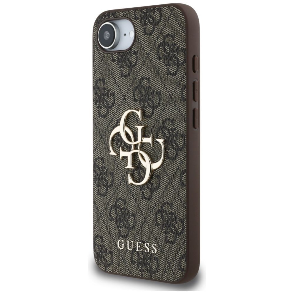 Muud kaubad Guess Guess 4G Big Logo Case for iPhone 16e - Brown
