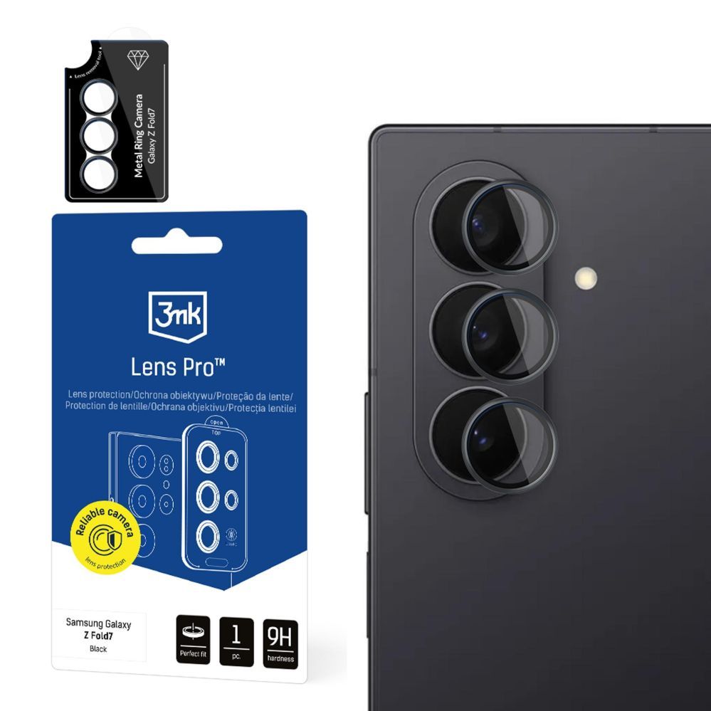 Muud kaubad 3MK 3mk Lens Protection Pro Camera Glass for Samsung Galaxy Z Fold 7 - Black