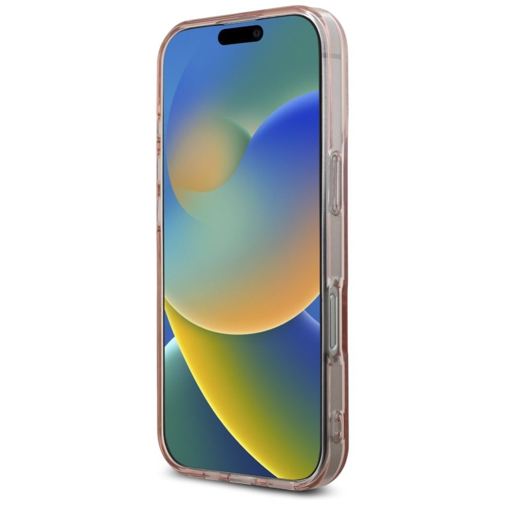 Kitos prekės Karl Lagerfeld Karl Lagerfeld IML Rhinestones Logo iPhone 16 Pro Case - Pink