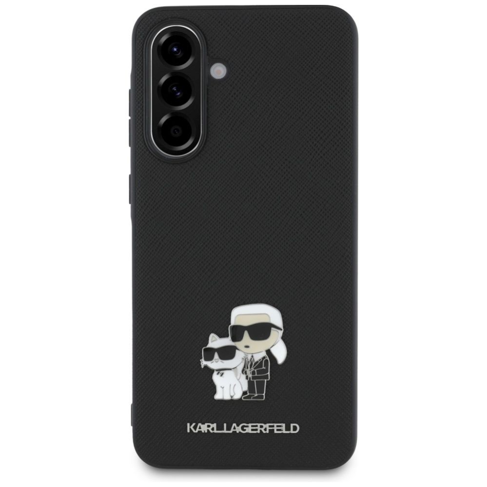 Kitos prekės Karl Lagerfeld Karl Lagerfeld Saffiano Case w/ K&C Metal Logo for Samsung Galaxy A56 - Black