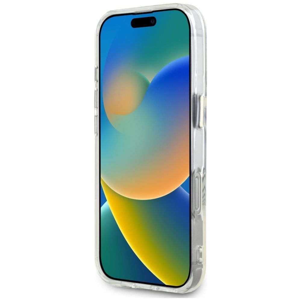 Muud kaubad Guess Guess IML Metal Colored Circle Classic Logo MagSafe case for iPhone 16 Pro - white