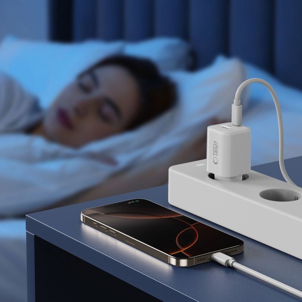 Other goods Tech-Protect Tech-Protect NCM33W 2-port PD33W/QC3.0 wall charger - white