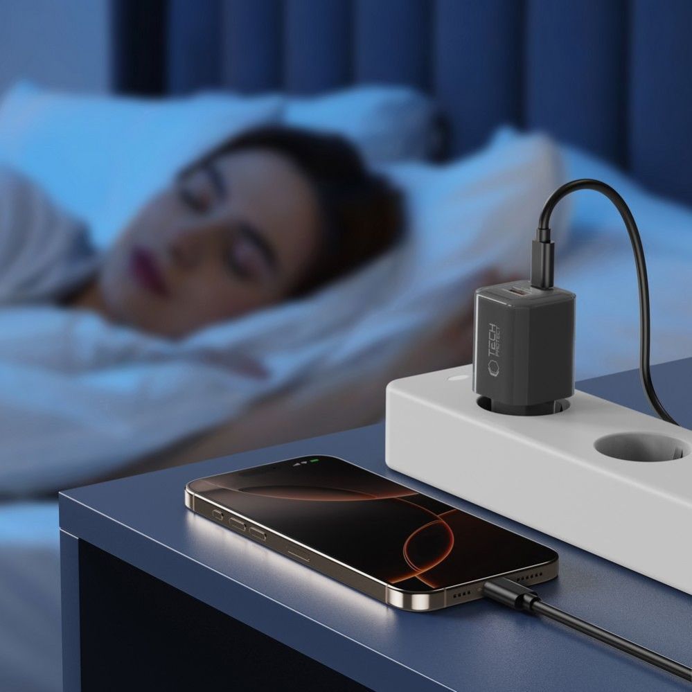 Other goods Tech-Protect Tech-Protect NCM33W 2-port PD33W/QC3.0 wall charger - black