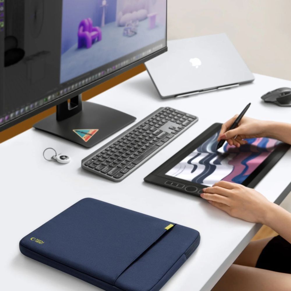 Other goods Tech-Protect Tech-Protect Defender Laptop Bag 13-14 - Navy Blue