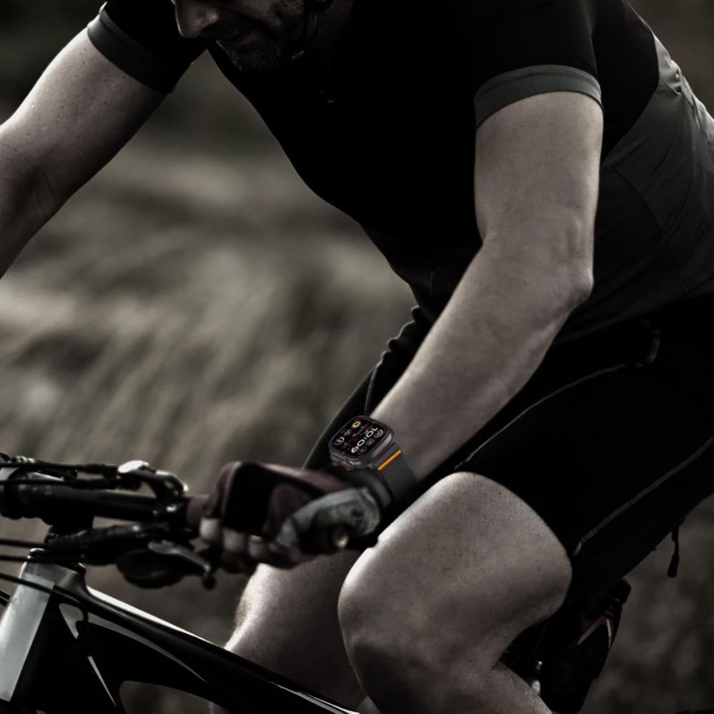 Other goods Tech-Protect Tech-Protect Nylon Slip Strap for Apple Watch 44 / 45 / 46 / 49 mm - Black