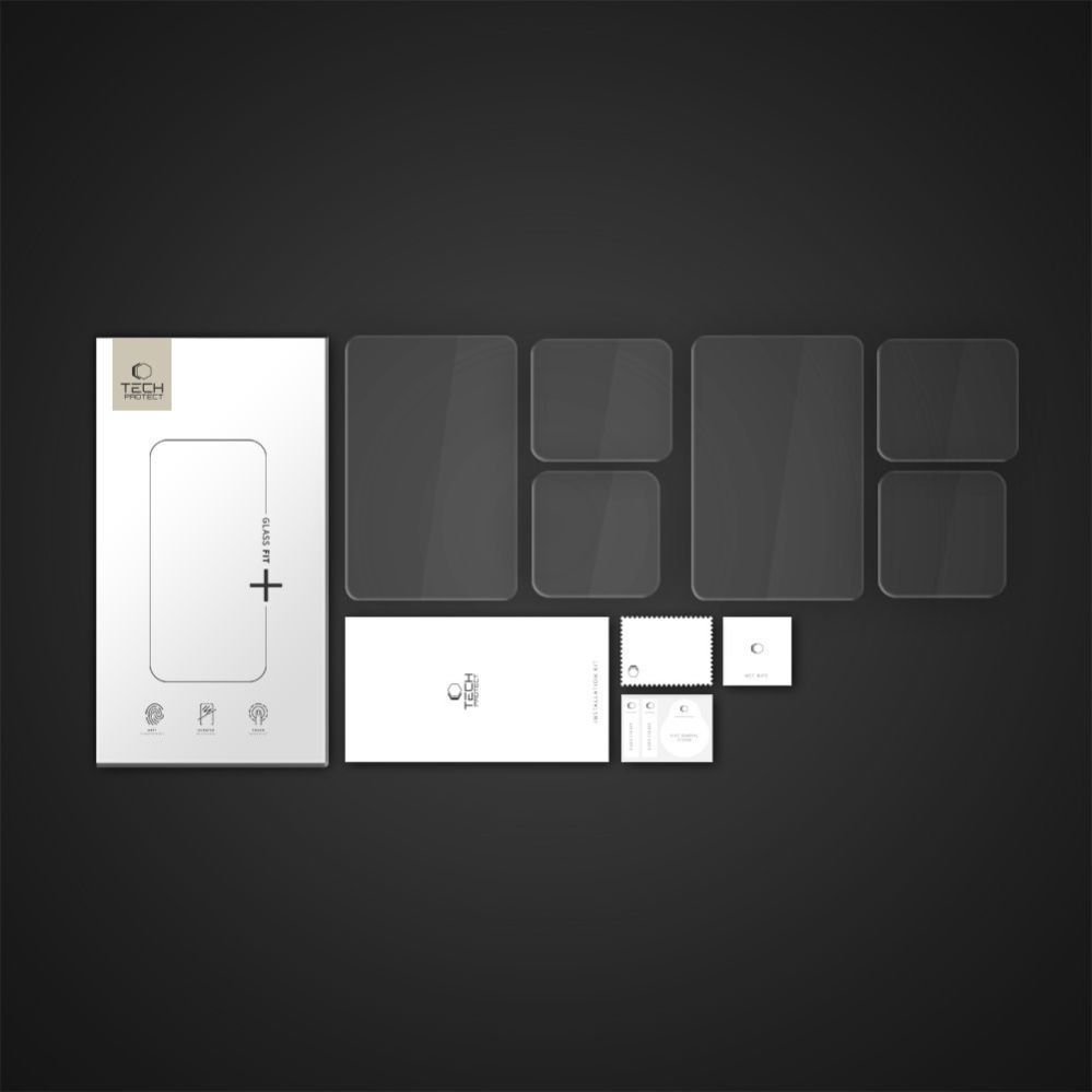 Other goods Tech-Protect Tech-Protect Glass Fit+ 2-pack tempered glass for GoPro Hero 9 / 10 / 11 / 12 - transparent