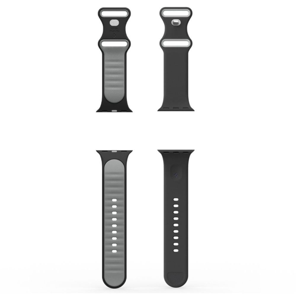 Citas preces Spigen Spigen Nano Pop Strap for Apple Watch 44 / 45 / 46 / 49 mm - Black and Gray