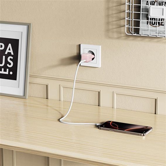 Other goods Tech-Protect Tech-Protect NCM25 USB-C PD 25W Wall Charger - Pink