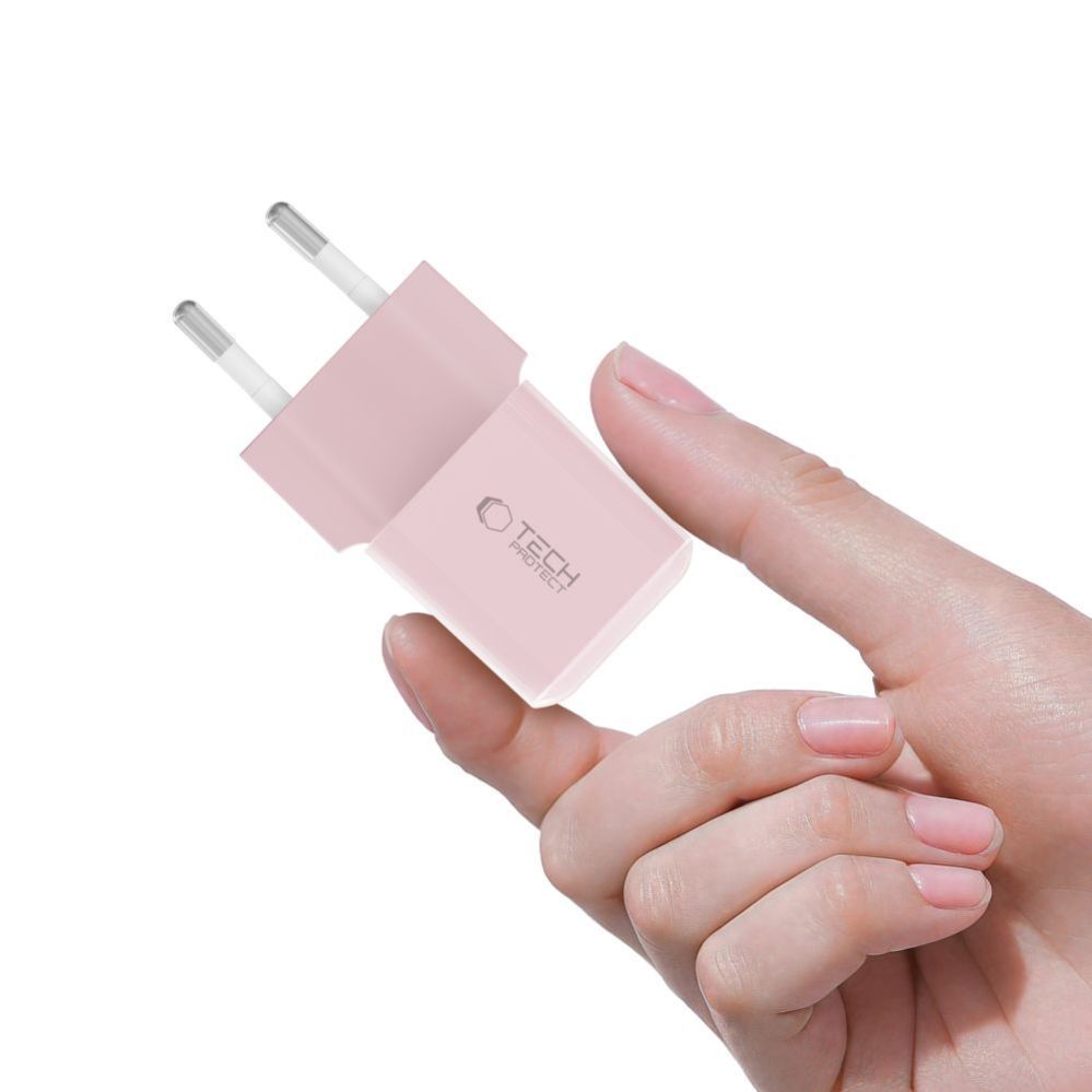 Other goods Tech-Protect Tech-Protect NCM25 USB-C PD 25W Wall Charger - Pink