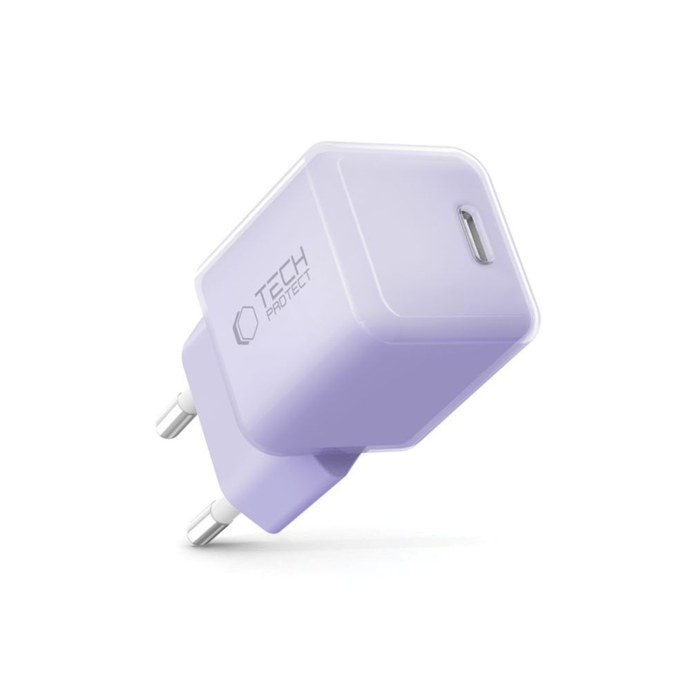 Other goods Tech-Protect Tech-Protect NCM25 USB-C PD 25W Wall Charger - Purple